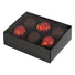 Black - Macaron Box Base - Base (2 Layer - 12 Pc.) 4-3/4 x 3-1/4 x 2"
