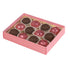 Pink - Candy Box Base - Base (1 Layer - 12 Pc.) 6-3/8 x 4-3/4 x 1-1/8"