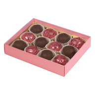 Pink - Candy Box Base - Base (1 Layer - 12 Pc.) 6-3/8 x 4-3/4 x 1-1/8"