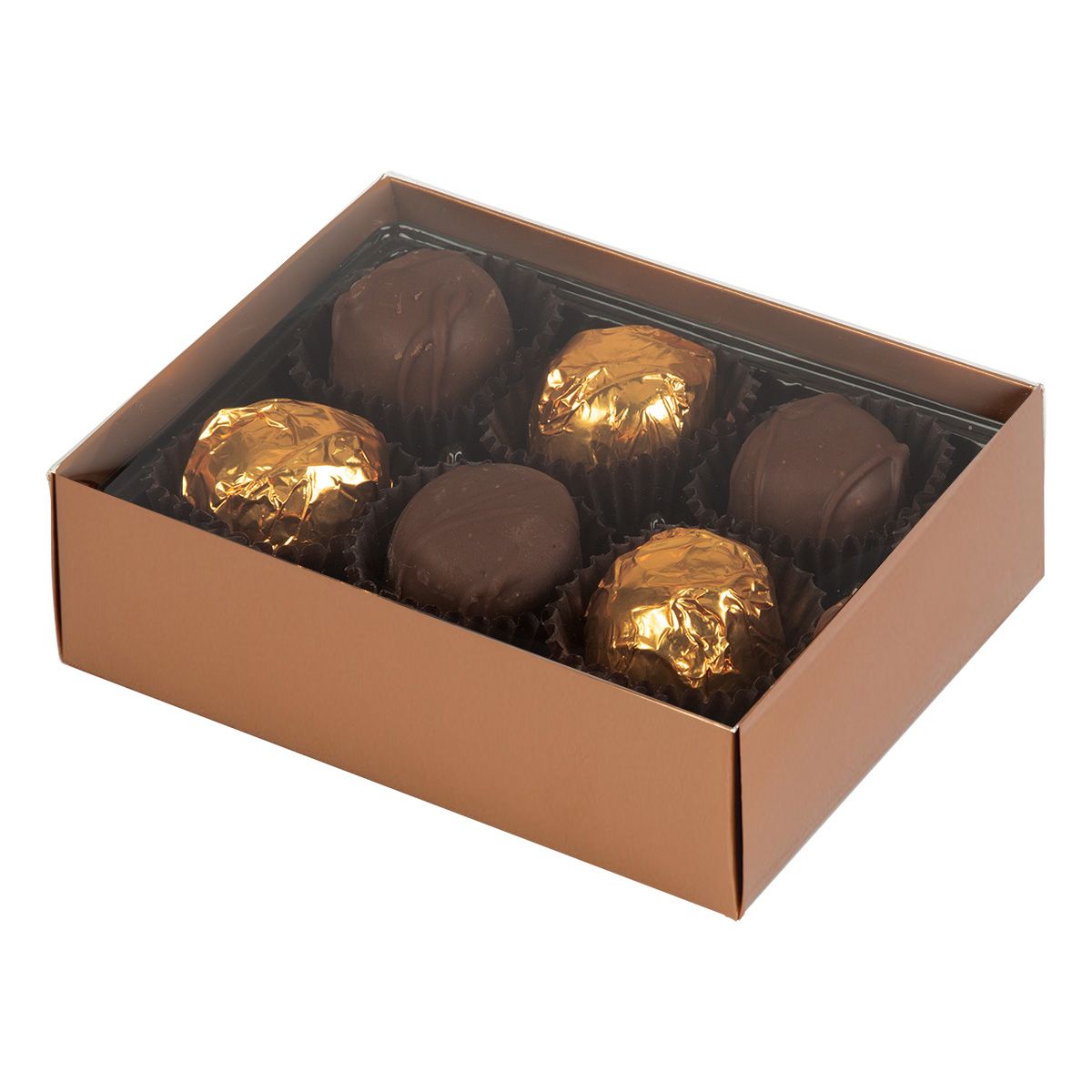 Copper - Candy Box Base - Base (2 Layer - 12 Pc.) 4-3/4 x 3-1/4 x 2"