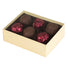 Cream - Macaron Box Base - Base (2 Layer - 12 Pc.) 4-3/4 x 3-1/4 x 2"