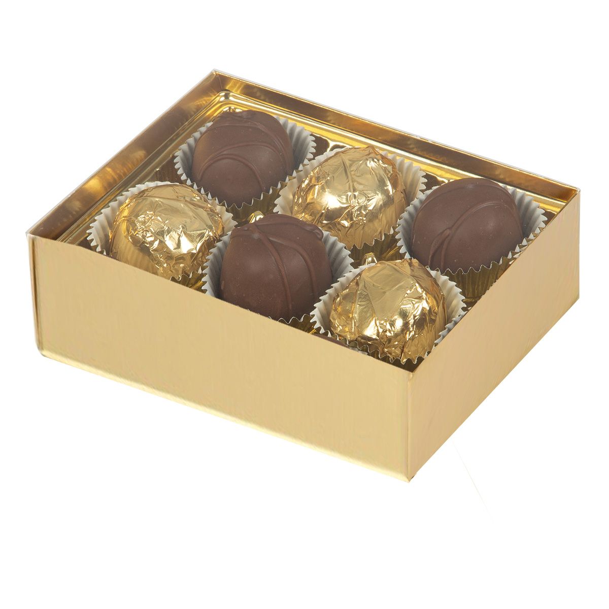 Dusty Gold - Macaron Box Base - Base (2 Layer - 12 Pc.) 4-3/4 x 3-1/4 x 2"