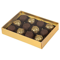 Gold - Candy Box Base - Base (1 Layer - 12 Pc.) 6-3/8 x 4-3/4 x 1-1/8"