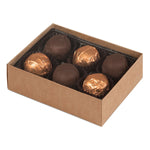 Kraft - Macaron Box Base - Base (2 Layer - 12 Pc.) 4-3/4 x 3-1/4 x 2"