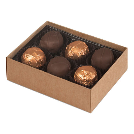 Kraft - Macaron Box Base - Base (2 Layer - 12 Pc.) 4-3/4 x 3-1/4 x 2"