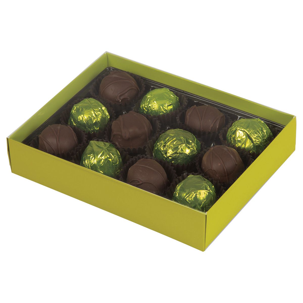 Pistachio - Candy Box Base - Base (1 Layer - 12 Pc.) 6-3/8 x 4-3/4 x 1-1/8"