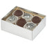 Silver - Macaron Box Base - Base (2 Layer - 12 Pc.) 4-3/4 x 3-1/4 x 2"