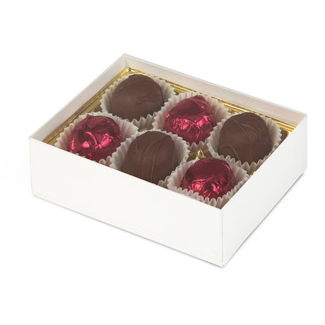 White - Macaron Box Base - Base (2 Layer - 12 Pc.) 4-3/4 x 3-1/4 x 2"