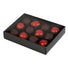 Black - Candy Box Base - Base (1 Layer - 12 Pc.) 6-3/8 x 4-3/4 x 1-1/8"