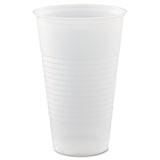 Dart High-Impact Polystyrene Cold Cups, 16 oz, Translucent, 50 Cups/Sleeve, 20 Sleeves/Carton