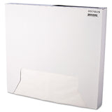 Bagcraft Grease-Resistant Paper Wraps and Liners, 15 x 16, White, 1,000/Box, 3 Boxes/Carton