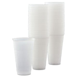 Dart High-Impact Polystyrene Cold Cups, 16 oz, Translucent, 50 Cups/Sleeve, 20 Sleeves/Carton