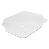 Dart StayLock Clear Hinged Lid Containers, 7.8 x 8.3 x 3, Clear, Plastic, 125/Bag, 2 Bags/Carton