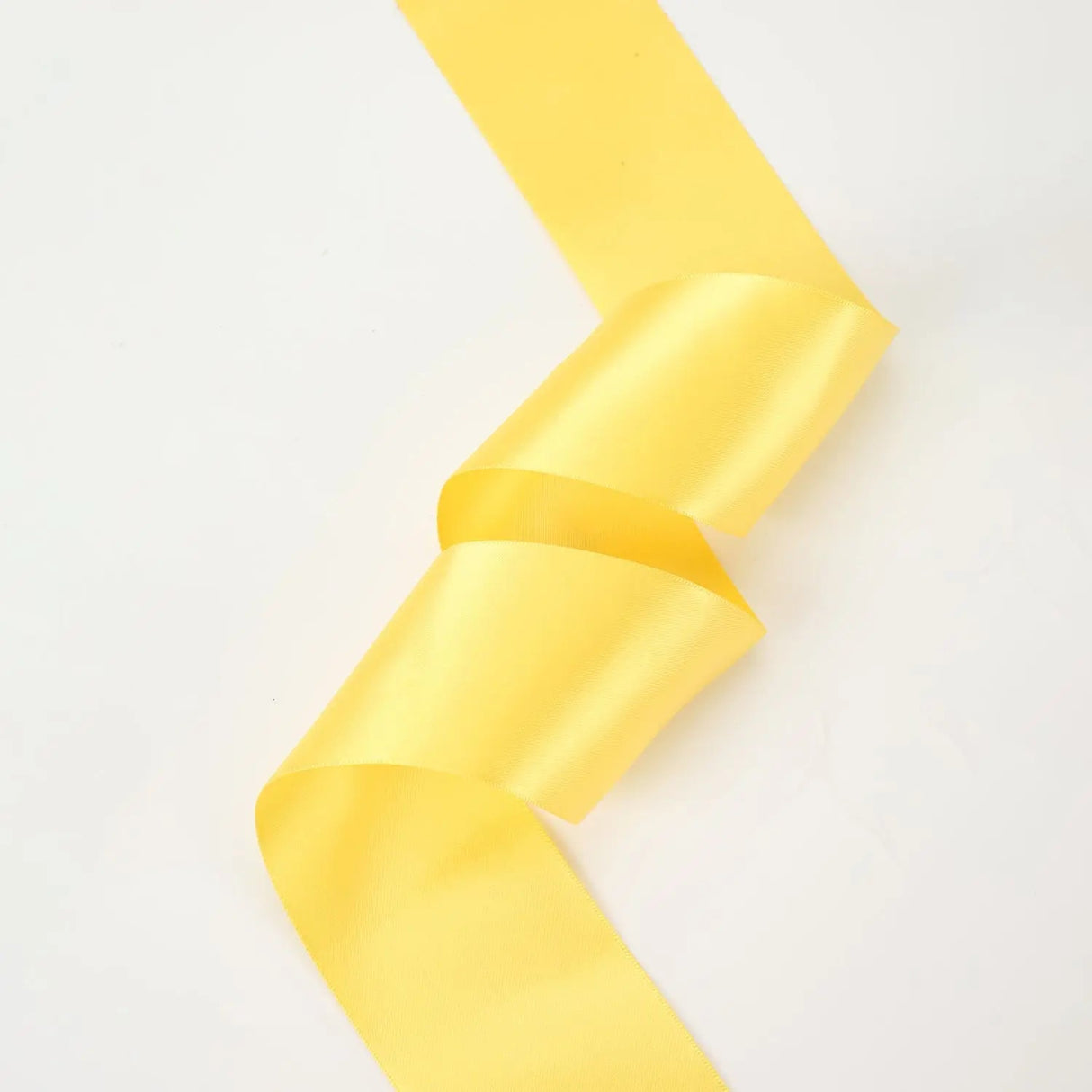 1 1/2" Double Face Satin Ribbon | Maize (650) | 50 Yard Roll