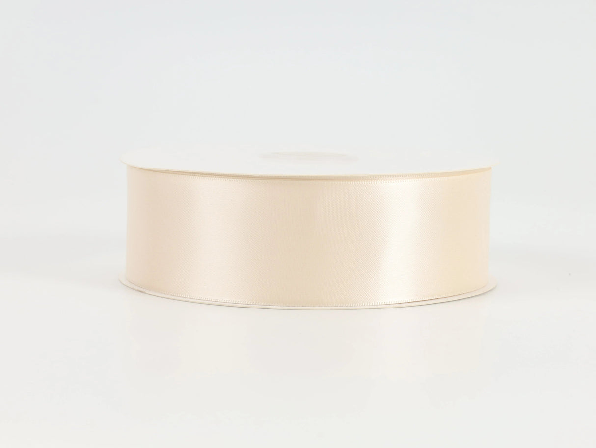 1 1/2" Double Face Satin Ribbon | Ivory (810) | 50 Yard Roll