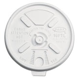 Dart Lift n' Lock Plastic Hot Cup Lids, Fits 12 oz to 24 oz Cups, Translucent, 1,000/Carton
