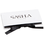 Matte White/Black - Gift Card Box - 7-1/4 x 4-1/4 x 5/8"