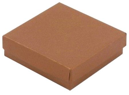 Matte Metallic Copper - Jewelry Box - 3-1/2 x 3-1/2 x 1"