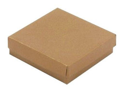 Matte Metallic Gold - Jewelry Box - 2-1/2 x 1-3/4 x 1"