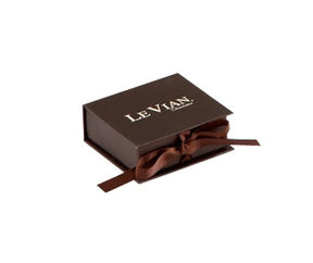 Matte Chocolate - Ribbon Jewelry Box - 5 x 3-1/2 x 1-1/2"