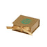Matte Gold - Ribbon Jewelry Box - 5 x 3-1/2 x 1-1/2"