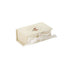 Matte Cream - Ribbon Jewelry Box - 5 x 3-1/2 x 1-1/2"