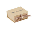 Natural Kraft - Ribbon Jewelry Box - 2-3/4 x 2-3/4 x 1"