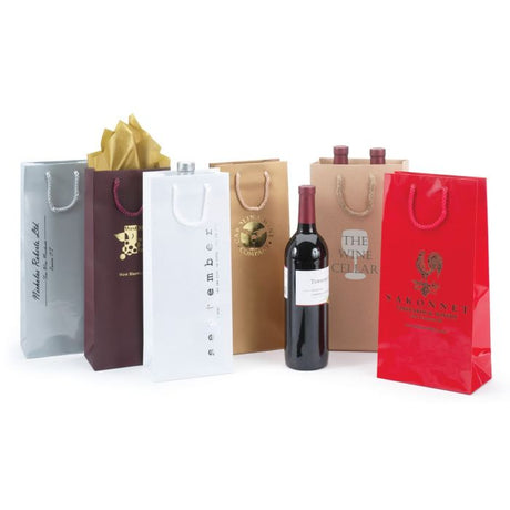 Euro Tote Wine Bags with Rope Handle