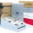 Gloss White - Folding 2 Piece Wine Bottle Box - (Double Bottle) 13 x 7 x 3-1/2"