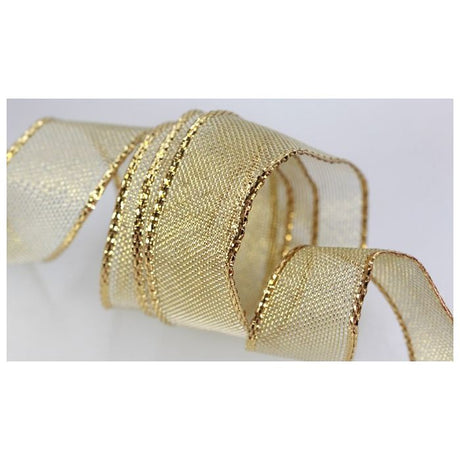 Metallic Mesh Ribbon