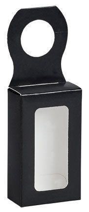 Black - Bottle Hanger Favor Box - 2-1/4 x 1-1/8 x 3-7/8"