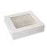 White 4 Corner - Window Bakery Box - 10 x 10 x 2-1/2"
