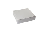 White - 1 Pc. Cake Box - 10 x 10 x 2-1/2"