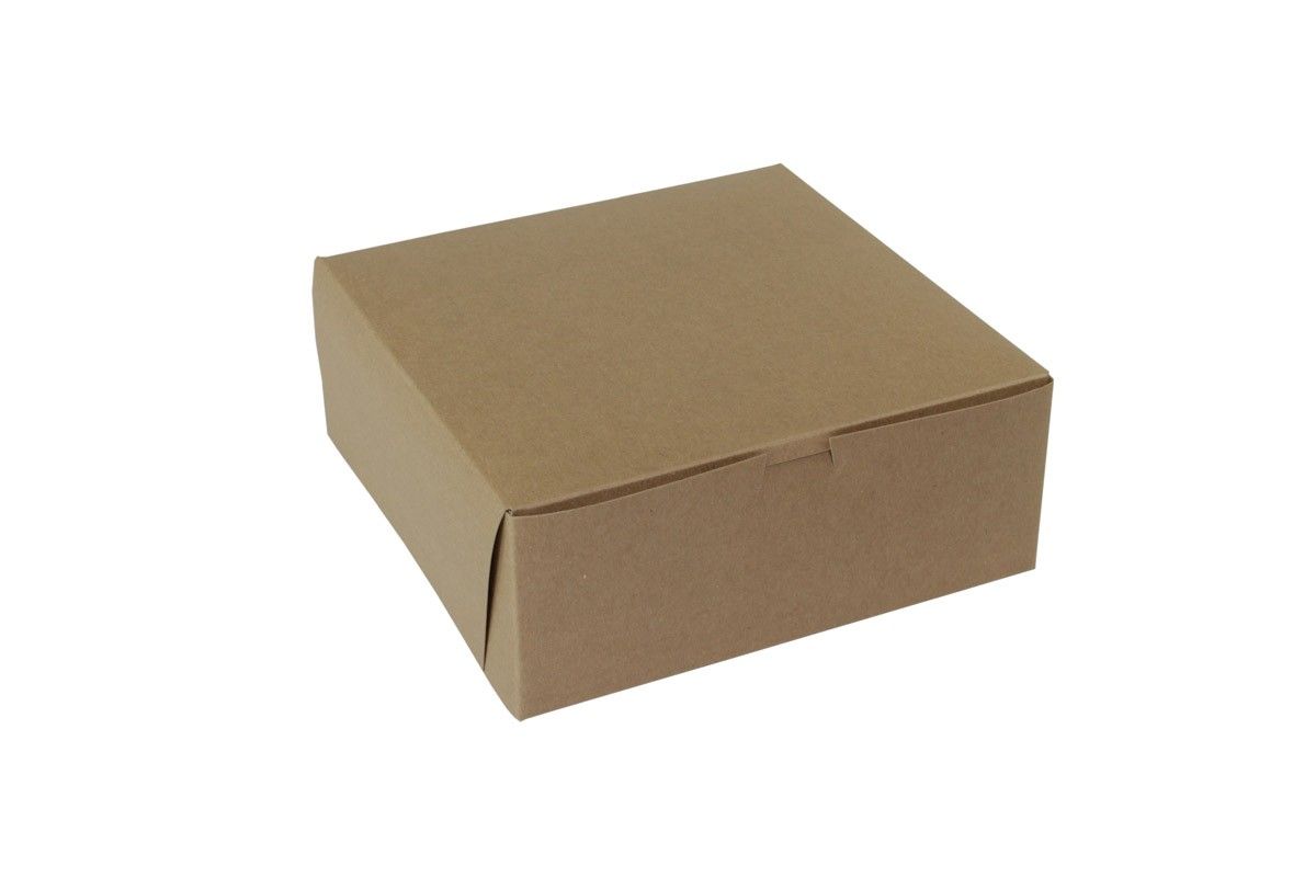Kraft - 1 Pc. Cake Box - 10 x 10 x 4"
