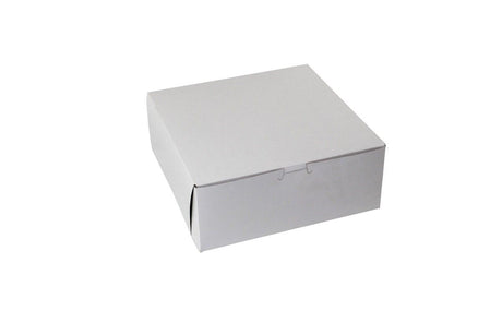White - 1 Pc. Cake Box - 10 x 10 x 4"