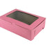 Strawberry - Window Cupcake/Bakery Box - 10 x 10 x 4"