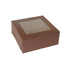 Cocoa - Window Cupcake/Bakery Box - 10 x 10 x 4"