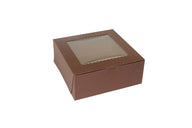 Cocoa - Window Cupcake/Bakery Box - 10 x 10 x 4"