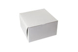 White - 1 Pc. Cake Box - 10 x 10 x 6"