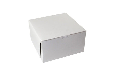 White - 1 Pc. Cake Box - 10 x 10 x 6"