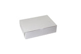 White/Kraft Interior - 1 Pc. Cake Box - 10-1/2 x 7-1/2 x 2-3/4"