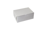 White - 1 Pc. Cake Box - 10 x 7 x 4"
