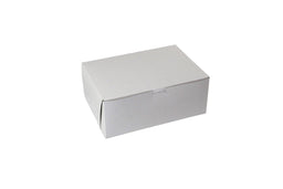 White - Cupcake Box - 10 x 7 x 4"