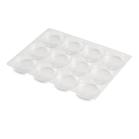 Clear - Oreo / Macaron Tray - (12Pc.) 6-5/8 x 8-3/4 x 1/2" - Pack/25