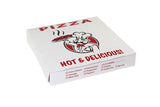 Hot & Delicious Print - Printed Pizza Box - 12 x 12 x 2"