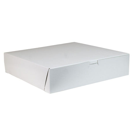 White/Kraft Interior - 1 Pc. Cake Box - 12 x 12 x 2-3/4"