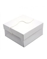 White - Two Piece Hat Box - 12 x 12 x 6"