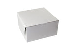 White - 1 Pc. Cake Box - 12 x 12 x 6"
