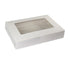 White - Window Cupcake/Bakery Box - 14 x 10 x 2-1/2"