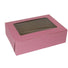Strawberry - Window Cupcake/Bakery Box - 14 x 10 x 4"
